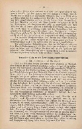 Besondere Fälle bei der Übersiedlungsunterstützung.