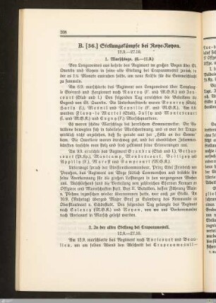 B. Stellungskämpfe bei Roye-Noyon