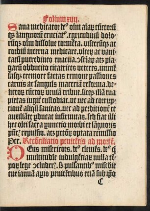 Reconciliatio penitentis ad mortem.