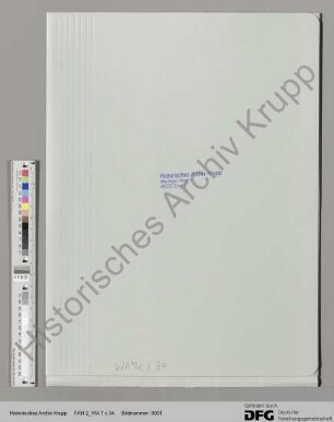 Schreiben von Alfred Krupp zu Dotationen (Abschrift)