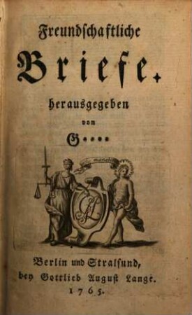 Freundschaftliche Briefe