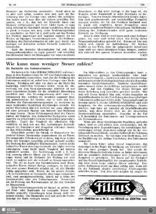 Wie kann man weniger Steuern zahlen?