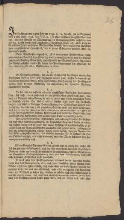 Circulare, den Abtrieb und Wiederanbau der Schlagholzdistrikte betreffend : [Berlin, den 4ten Oktober 1799.]