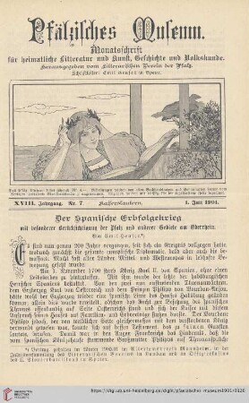 Nr. 7 (1. Juli 1901)