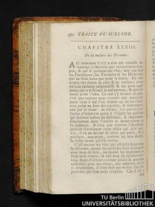 Chapitre XXXIII. De la mesure des periodes.