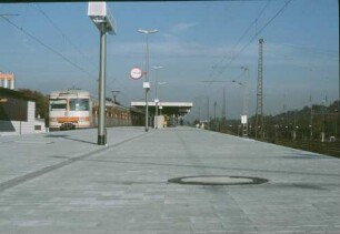 Stuttgart Bad Cannstatt Hp Neckarstadion elTw 420 802 LtwBahnsteig