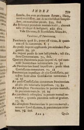 739-750, Poenitens et Poenitentia - Scrupulus