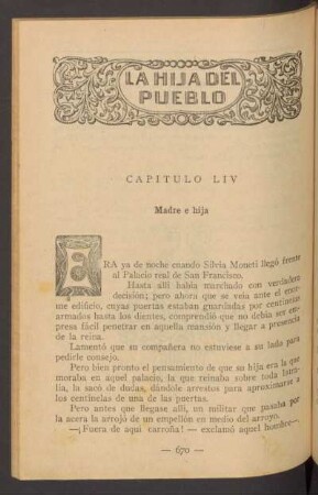 Capítulo LIV - Madre e hija
