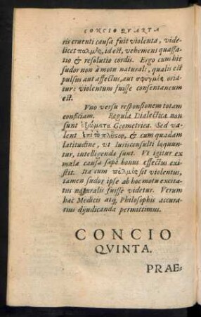 Concio Quinta.