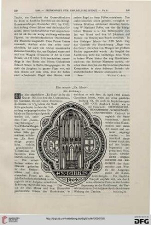 Ein neues "Ex libris"