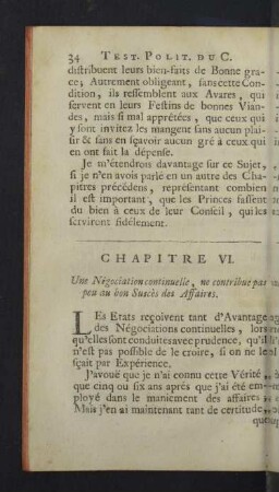 Chapitre Vi. Une Négociation continuelle ...