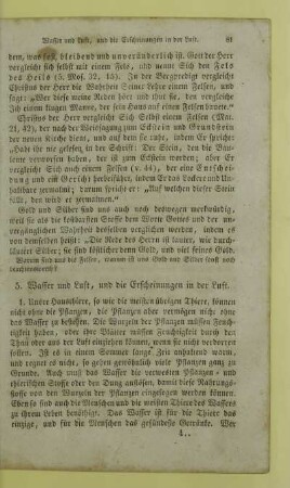5. Wasser und Luft, und die Erscheinungen in der Luft