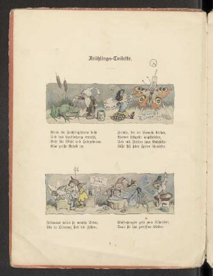 Frühlings-Toilette.