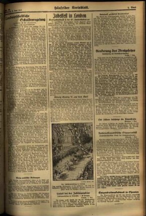 Zweite Ausgabe vom Mittwoch, den 08. Mai 1935.