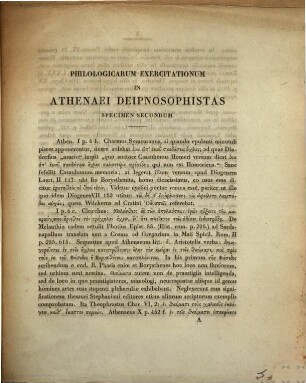 Philologicarum exercitationum in Athenaei Deipnosophistas. 2