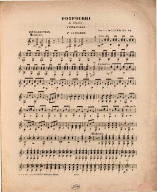 Potpourri sur des motifs de l'opéra I Puritani : op. 33