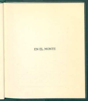 En el monte