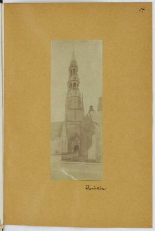 Dom, Zwickau: Ansicht (aus: Skizzen- und Fotoalbum 17)
