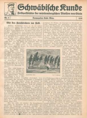 6.1918: Schwäbische Kunde