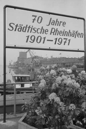 70jähriges Jubiläum der Städtischen Rheinhäfen Karlsruhe