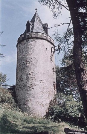 Erzgebirge. Blick auf einen Turm