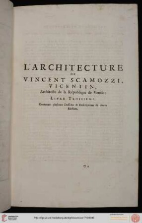 Livre troisième