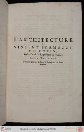 Livre troisième