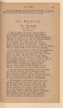 XIII. Episteln