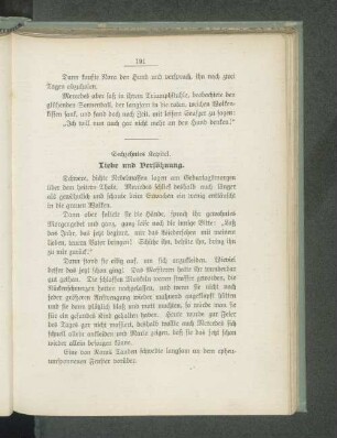 Sechzehntes Kapitel. Liebe und Versöhnung.