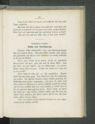 Sechzehntes Kapitel. Liebe und Versöhnung.