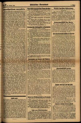 Zweite Ausgabe vom Mittwoch, den 22. Oktober 1941.