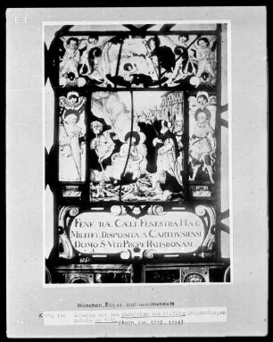 Scheibe mit dem Martyrium des hl. Vitus