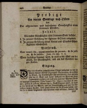 Predigt Am vierten Sonntage nach Ostern