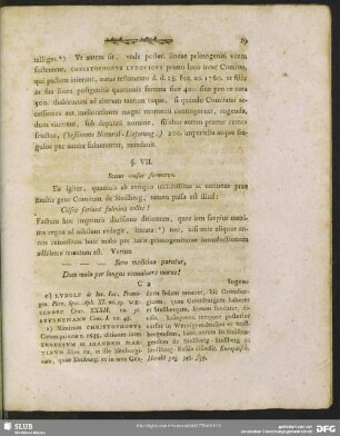§. VII. Status causae formatur