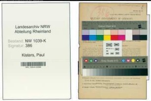 Entnazifizierung Paul Kisters , geb. 13.08.1890 (Beamter)