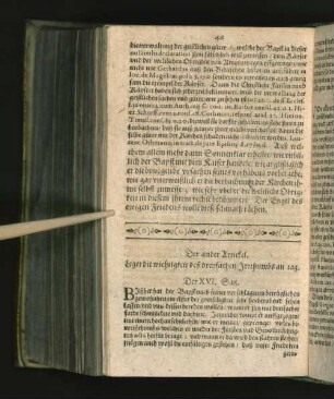 Der ander Artickel. [Der XVI. - XXV. Satz.]