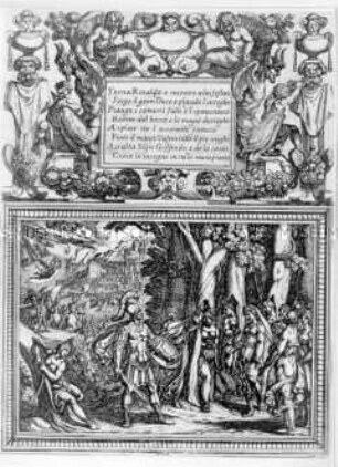 Torna Rinaldo (Blatt XVIII aus "Gerusalemme Liberata")