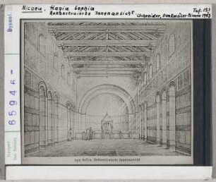 Nicäa: Hagia Sophia, rekonstruierte Innenan