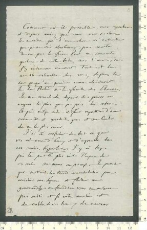 Brief von Jean Pierre Erman an Hippolyte de Chamisso und Charles de Chamisso