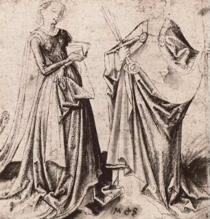 Zwei weibliche Heilige
