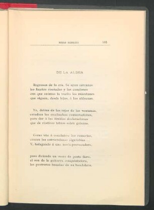 De la aldea