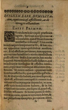De humilitate virtutum fundamento Liber
