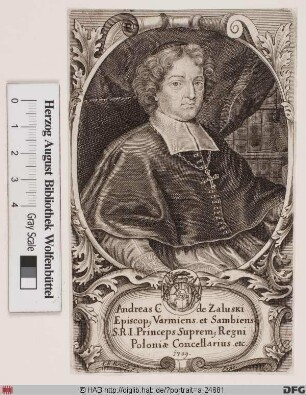 Bildnis Andrzej Chryzostom Graf Załuski