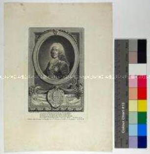 Porträt des französischen Staatsmanns Jean-Frédéric Phélypeaux Comte de Maurepas