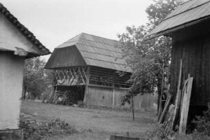 Siedlung : Häuser einer Siedlung im Gebirge.