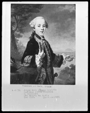 Bildnisse der Familie von Holzhausen — Bildnis des Justinian Theodor Friedrich von Holzhausen