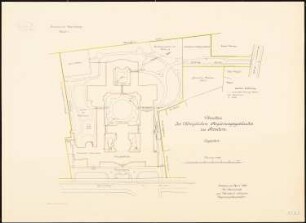 Regierungsgebäude, Potsdam: Lageplan 1:500