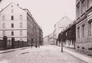 Bautzen, Moltkestraße (heute: Kurt-Pchalek-Straße), Blick vom Postplatz nach Norden