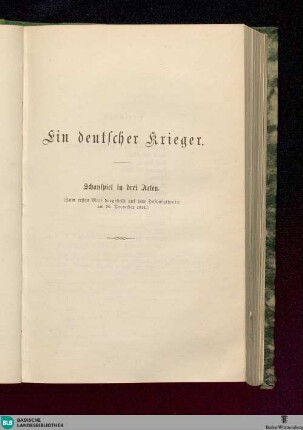5: Die Geschwister von Nürnberg. Ein deutscher Krieger