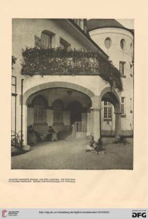 Das Haus Prym - Stolberg i. Rheinland. Erbaut von Professor Emanuel von Seidl